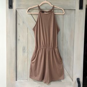 Women’s Taupe Romper